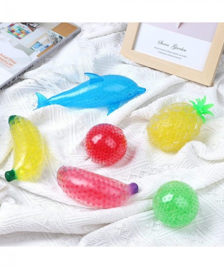 4 Pcs Large Stress Relievers Stress Relief Fidget Balls Kids Sensory Stress Balls Bead Filled Stress Ball Hand Wrist Squeeze ...