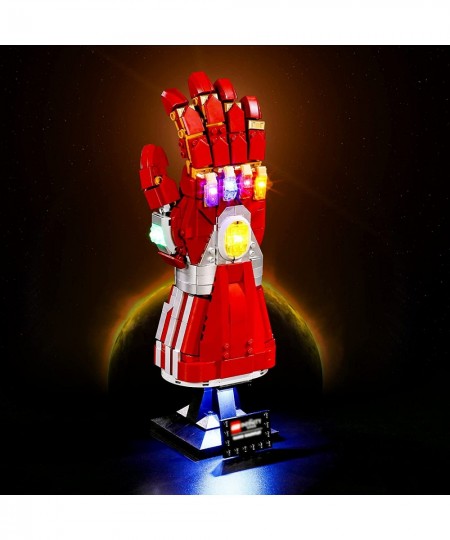 LED Light for Lego Marvel Nano Gauntlet 76223 Building Kit Design and Configuration Compatible with Lego 76223 Model(LED Ligh...