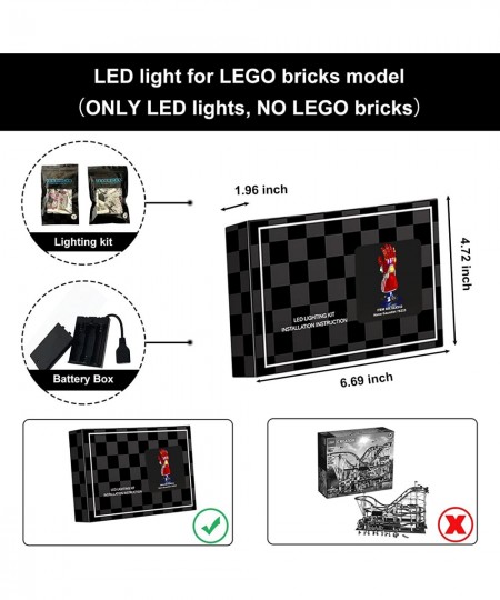 LED Light for Lego Marvel Nano Gauntlet 76223 Building Kit Design and Configuration Compatible with Lego 76223 Model(LED Ligh...