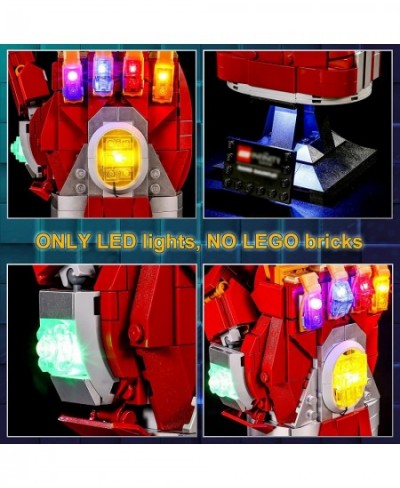 LED Light for Lego Marvel Nano Gauntlet 76223 Building Kit Design and Configuration Compatible with Lego 76223 Model(LED Ligh...