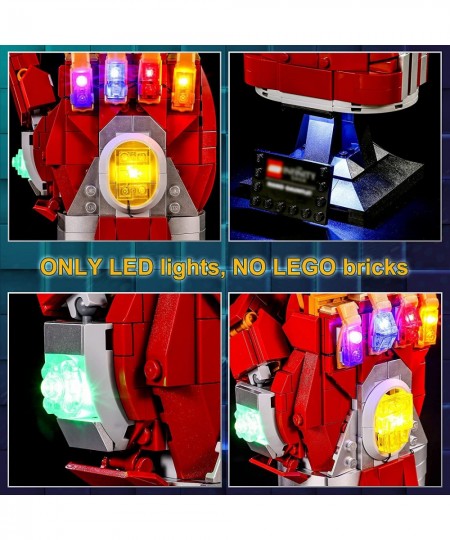 LED Light for Lego Marvel Nano Gauntlet 76223 Building Kit Design and Configuration Compatible with Lego 76223 Model(LED Ligh...