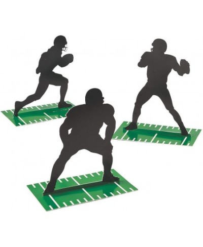 Football Player Silhouette Centerpieces - 3 Pieces - Party Decor $24.45 - Kids' Party Centerpieces