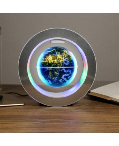 Magnetic Levitation Floating 4in Constellation Globe with Led Light Lamp Rotating in Midair for Adult Cool Office Desk Access...