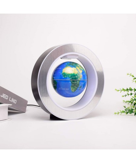 Magnetic Levitation Floating 4in Constellation Globe with Led Light Lamp Rotating in Midair for Adult Cool Office Desk Access...