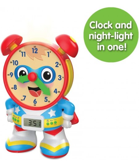 Super Telly Teaching Time Clock - Primary Color - Telling Time Teaching Clock - Toddler Toys & Gifts for Boys & Girls Ages 3 ...