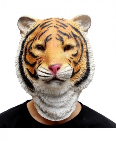 Novelty Halloween Costume Party Animal Jurassic Head Mask (Tiger) $25.24 - Kids' Dress-Up Accessories