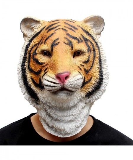 Novelty Halloween Costume Party Animal Jurassic Head Mask (Tiger) $25.24 - Kids' Dress-Up Accessories