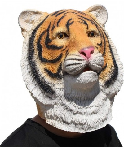 Novelty Halloween Costume Party Animal Jurassic Head Mask (Tiger) $25.24 - Kids' Dress-Up Accessories