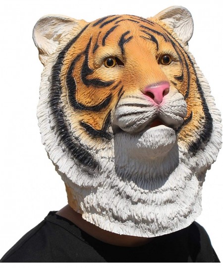 Novelty Halloween Costume Party Animal Jurassic Head Mask (Tiger) $25.24 - Kids' Dress-Up Accessories