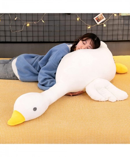 Oversized Plush Stuffed Toys White Goose Sleeping Pillow Cute Giant Duck Sofa Cushion Soft Stuffed Animal Doll (A) $25.86 - K...