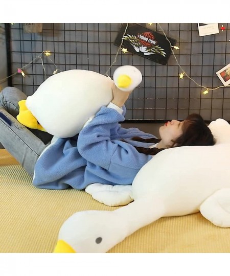 Oversized Plush Stuffed Toys White Goose Sleeping Pillow Cute Giant Duck Sofa Cushion Soft Stuffed Animal Doll (A) $25.86 - K...