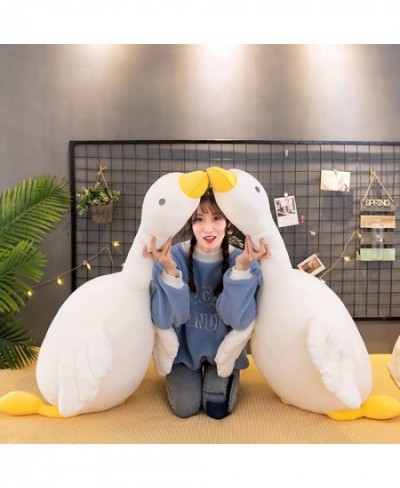 Oversized Plush Stuffed Toys White Goose Sleeping Pillow Cute Giant Duck Sofa Cushion Soft Stuffed Animal Doll (A) $25.86 - K...