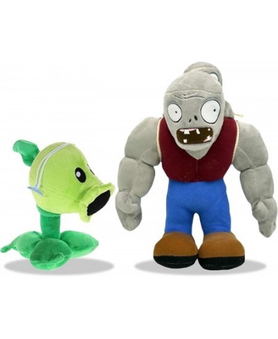 Stuffed Zombies with Fun Plush Toy Green Pea Shooter Gargantuar Toys for Boys $43.25 - Plush Figure Toys