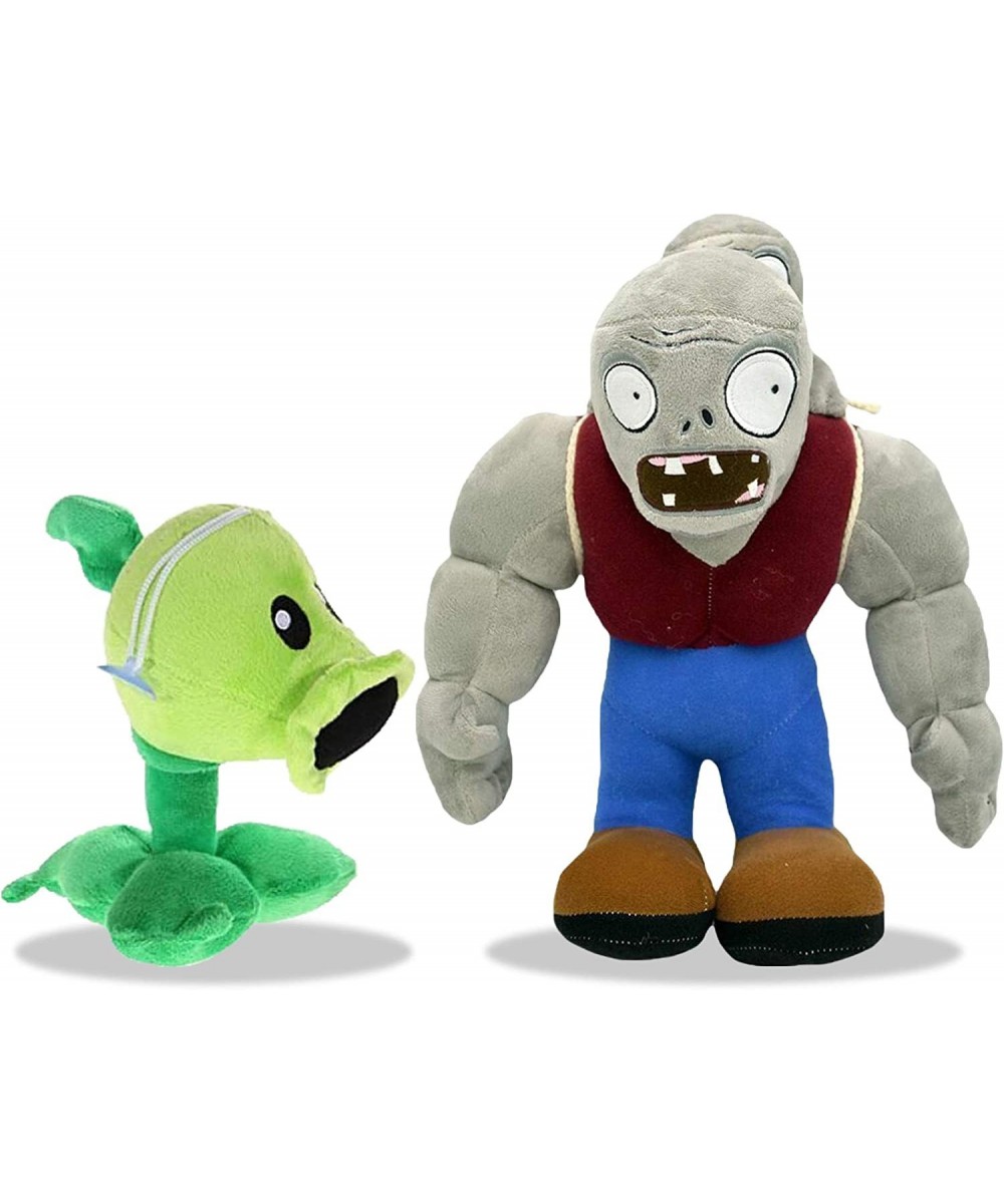 Stuffed Zombies with Fun Plush Toy Green Pea Shooter Gargantuar Toys for Boys $43.25 - Plush Figure Toys