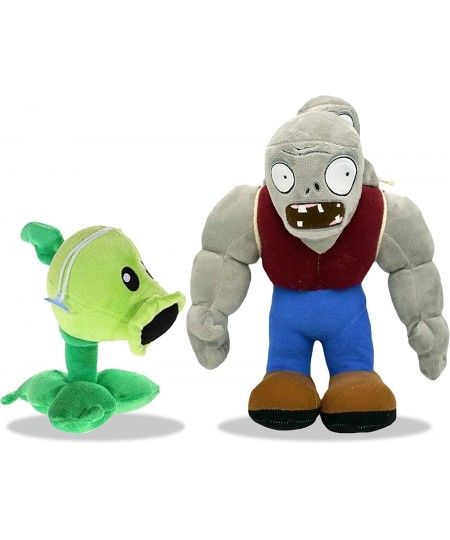 Stuffed Zombies with Fun Plush Toy Green Pea Shooter Gargantuar Toys for Boys $43.25 - Plush Figure Toys