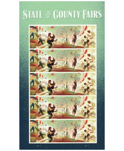 State and County Fairs Pane of 20 Forever Postage Stamps Scott 5404a $29.87 - Collectible Postage Stamps