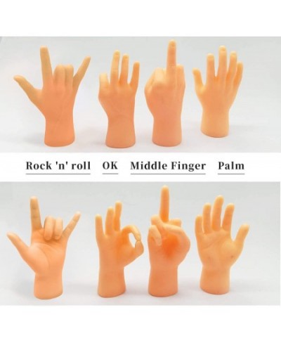 Tiny Hands Miniature Finger Puppets with Left & Right Hand Party Favors Educational TIK Tok Toys 8 Pieces (4 Mixed Style ) $1...