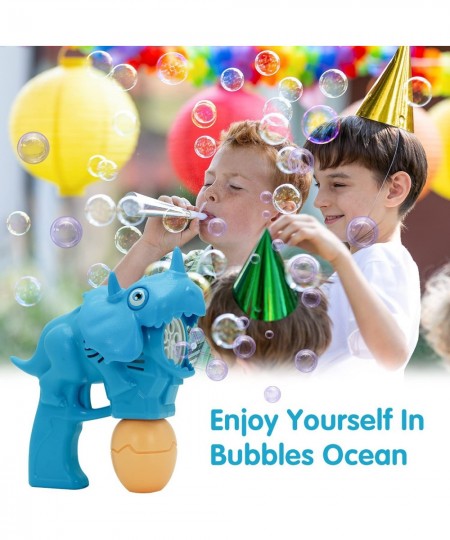 JOYIN Bubble Gun for Kids Dinosaur Bubble Machine Toy for Toddlers Kids Summer Outdoor Fun Birthday Parties - Extra 2 Refill ...