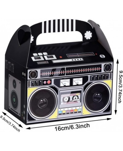 12 Pieces 80s 90s Novelty Boom Favor Boxes Boombox Prop Radio Decorations Table Centerpieces Decor for Retro 1980s Theme Hip ...