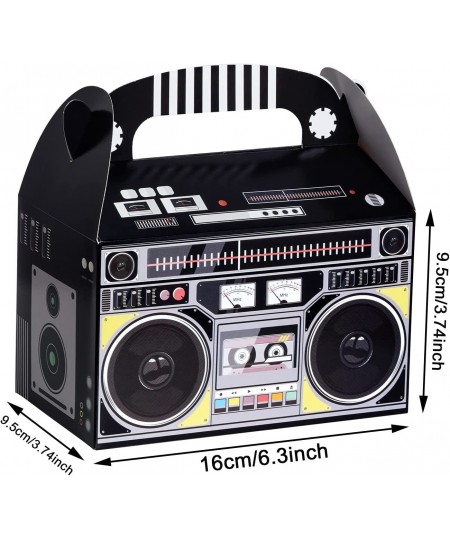 12 Pieces 80s 90s Novelty Boom Favor Boxes Boombox Prop Radio Decorations Table Centerpieces Decor for Retro 1980s Theme Hip ...