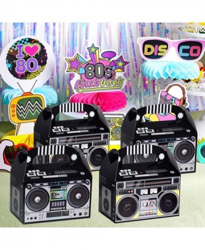 12 Pieces 80s 90s Novelty Boom Favor Boxes Boombox Prop Radio Decorations Table Centerpieces Decor for Retro 1980s Theme Hip ...