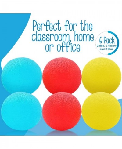 6-Pack of Stress Relief Balls - Tear-Resistant Stress Ball Non-Toxic BPA/Phthalate/Latex-Free (Colors as Shown) $28.29 - Sque...