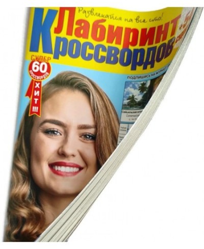 Labirint Krossvordov 6/2022 Russian Crossword Scanword Sudoku Collection Book Word Puzzles Magazine in Language Krossvord 66 ...