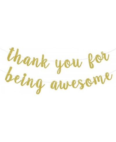 Thank You for Being Awesome Banner Inspirational Appreciation Birthday Friendship Graduation Banner for Employee Best Friend ...