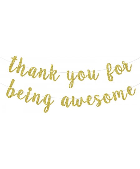 Thank You for Being Awesome Banner Inspirational Appreciation Birthday Friendship Graduation Banner for Employee Best Friend ...