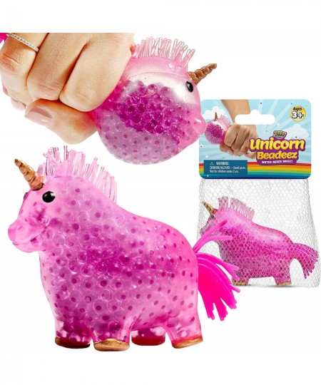 Unicorn Beadeez Stress Ball Fidget Toy | Quiet Squeeze Toy for Anxiety Relief Stress Anger Management Hand Strength Occupatio...