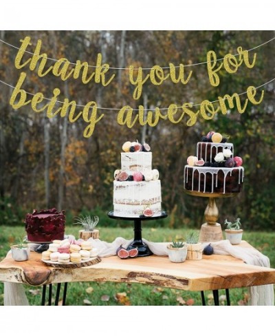 Thank You for Being Awesome Banner Inspirational Appreciation Birthday Friendship Graduation Banner for Employee Best Friend ...