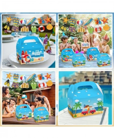 12 PCS Beach Party Favors Summer Hawaiian Party Treat Boxes Tropical Theme Party Supplies Pool Party Decorations Ocean Party ...