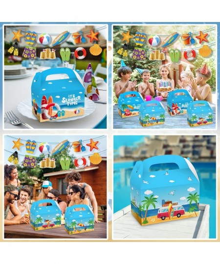 12 PCS Beach Party Favors Summer Hawaiian Party Treat Boxes Tropical Theme Party Supplies Pool Party Decorations Ocean Party ...