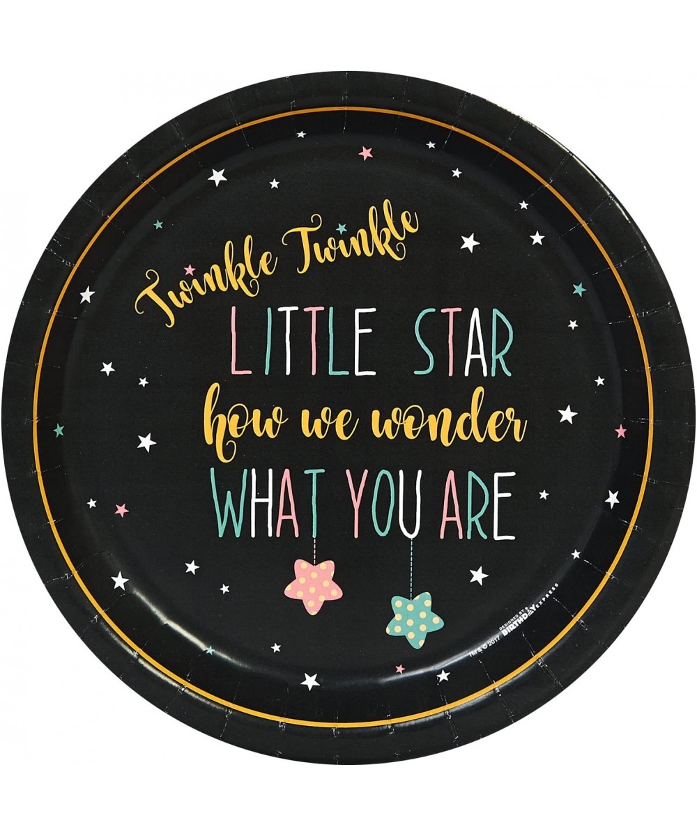 Twinkle Twinkle How We Wonder Party 9" Dinner Plates Pack (24) $21.46 - Kids' Party Tableware