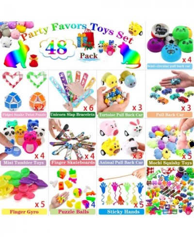 48 Pack Party Favors Toy Assortment Bundle for Kids Stocking Stuffers Pinata Fillers Treasure Box Toys Classroom Rewards Carn...