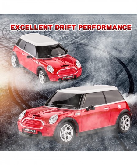 Licensed RC Series R/C 1:24 MINICOOPERS Remote Control Car Electric Sport Racing Hobby Toy Car Model Vehicle for Boys and Gir...