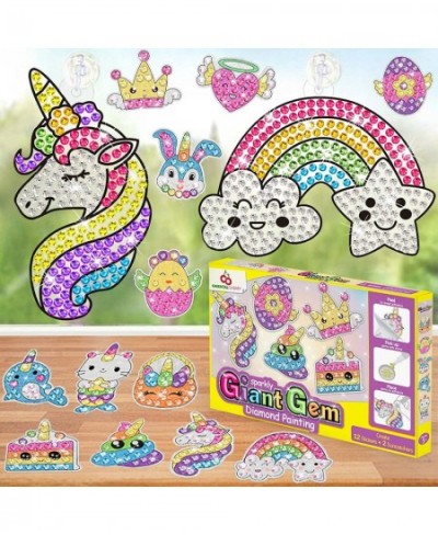 Arts and Crafts for Kids Ages 8-12 - 14 Pack Diamond Painting Suncatchers and Stickers Kits - Gem Toys Birthday Gifts Summer ...