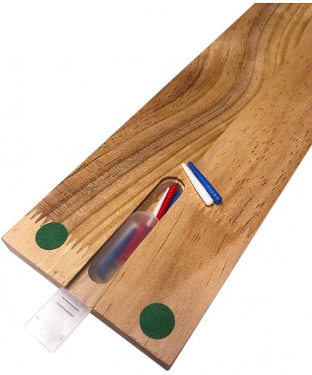 Cribbage Board | 3-Track Color Coded Real Pine Wood Cribbage Game with Deck of Cards and Premium Metal Cribbage Pegs $39.17 -...