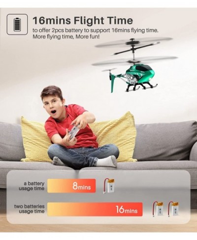 Remote Control Helicopter S107H-E Aircraft Toy with Altitude Hold One Key TakeOff/Landing 3.5 Channel High&Low Speed LED Ligh...