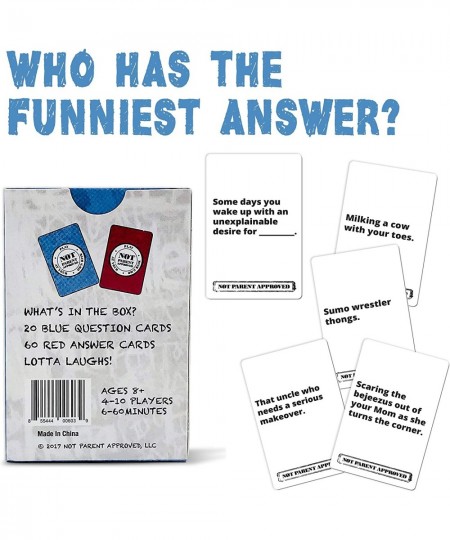 Not Parent Approved: The Original Hilarious Family Party Game and Expansion Pack 1 Bundle $41.72 - Board Games