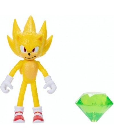 2 Movie Series 4-inch Action Figure Super Sonic with Master Emerald $61.33 - Action Figures