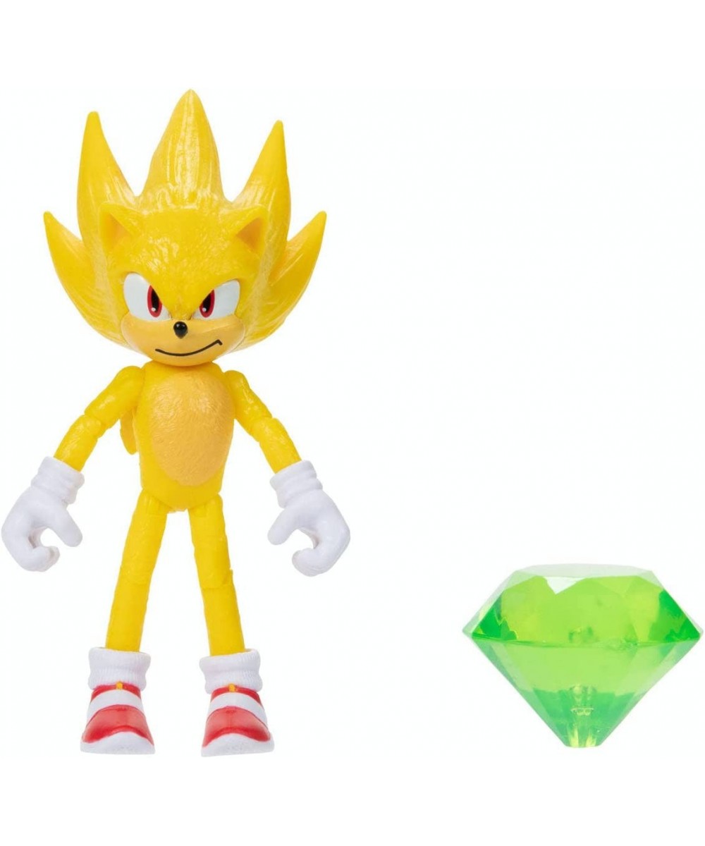 2 Movie Series 4-inch Action Figure Super Sonic with Master Emerald $61.33 - Action Figures