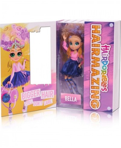 Hairdorables Hairmazing Bella Fashion Doll Blonde and Purple Curly Hair Pink Outfit Ballerina Dancer $32.20 - Dolls