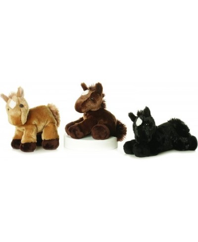 Aurora - Mini Flopsie - 8" Beau Black Horse $17.49 - Stuffed Animals & Teddy Bears