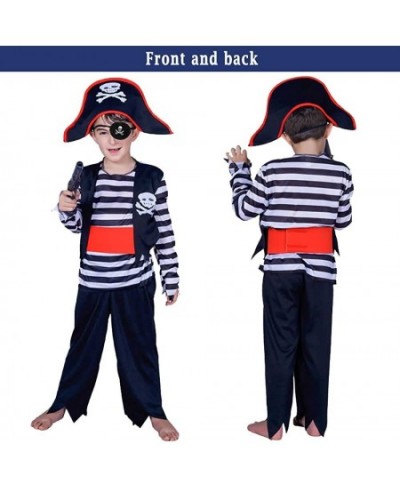 Pirate Costume Kids with Pirate Hat Pirate Eye Patches for Kids Pirate Suit for Halloween Fancy Dress Parties Birthday $28.97...