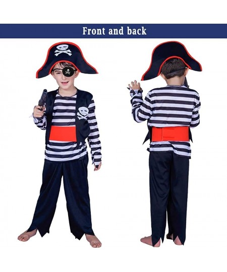 Pirate Costume Kids with Pirate Hat Pirate Eye Patches for Kids Pirate Suit for Halloween Fancy Dress Parties Birthday $28.97...