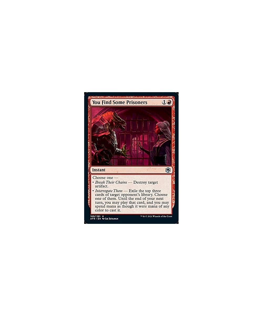 Magic: the Gathering - You Find Some Prisoners (169) - Adventures in The Forgotten Realms $10.53 - Trading Cards & Accessories