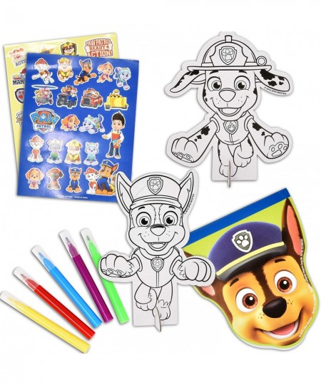 Patrol Coloring and Activity Tin Box Includes Markers Stickers Mess Free Crafts Color Kit in Tin Box for Toddlers Boys and Ki...