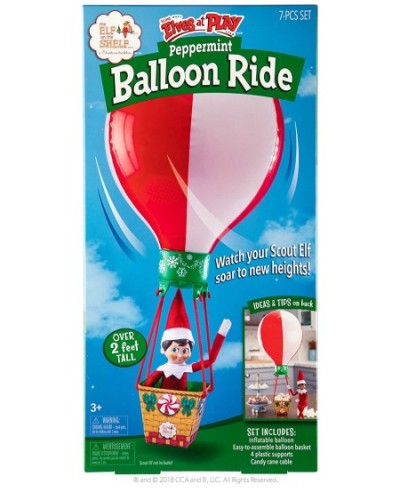 Peppermint Balloon Ride Red - Elf NOT Included $28.94 - Play Figure Playsets