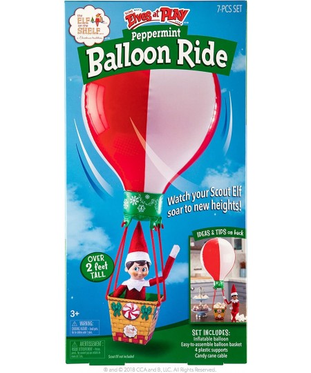 Peppermint Balloon Ride Red - Elf NOT Included $28.94 - Play Figure Playsets